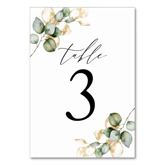 Grünpflanzen Tischnummer 3 (Rückseite)