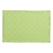 Grünpflanzen und Bio Muster Kissenbezug (Rückseite)