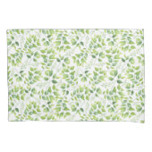 Grünpflanzen und Bio Muster Kissenbezug (Vorderseite)