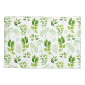 Grünpflanzen und Bio Muster Kissenbezug (Rückseite)