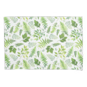 Grünpflanzen und Bio Muster Kissenbezug (Vorderseite)