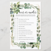 Grünpflanzen, üppig über oder unter Brautwild (Vorderseite)