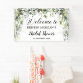 Grünpflanzen von Boho Blätter Blumenstrauß Brautpa Banner (Insitu)