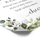 Grünpflanzen von Boho eucalyptus Mutti-osa Bar Poster (Ecke)