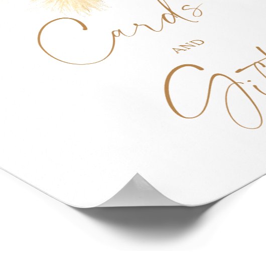 Grünpflanzen von Boho - Karten und Geschenke Poster (Ecke)