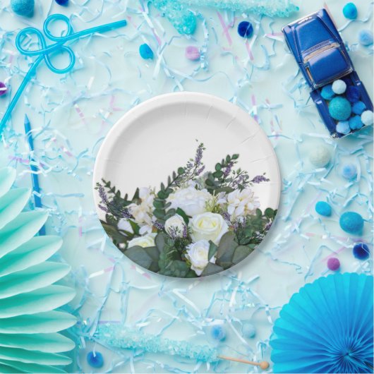 Grünpflanzen von Lavendel Eukalyptus Pappteller (Party)