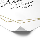 Grünpflanzen Weiße Blume Ratschläge und Wünsche Un Poster (Ecke)