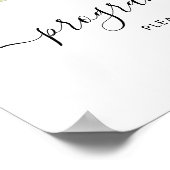 Grünprogramme Bitte ein Zeichen nehmen Poster (Ecke)