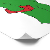 Grünquasimoto Poster (Ecke)