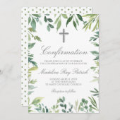 Grünrahmen-Bestätigung Einladung (Vorne/Hinten)