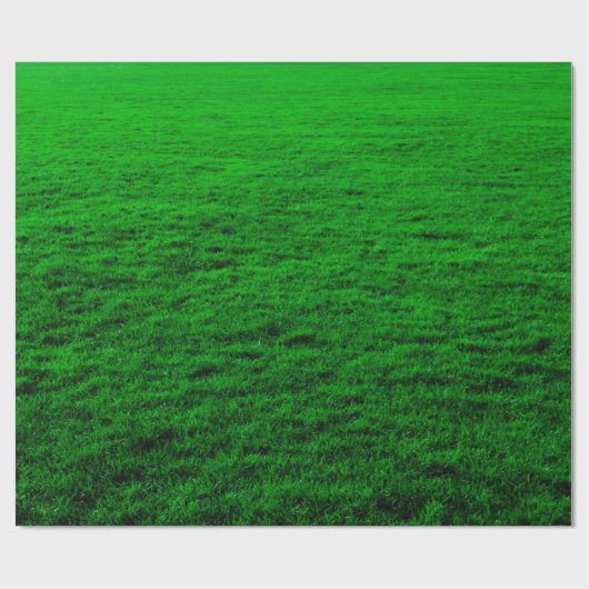 Grünrasen im Hintergrund Geschenkpapier (Flach)