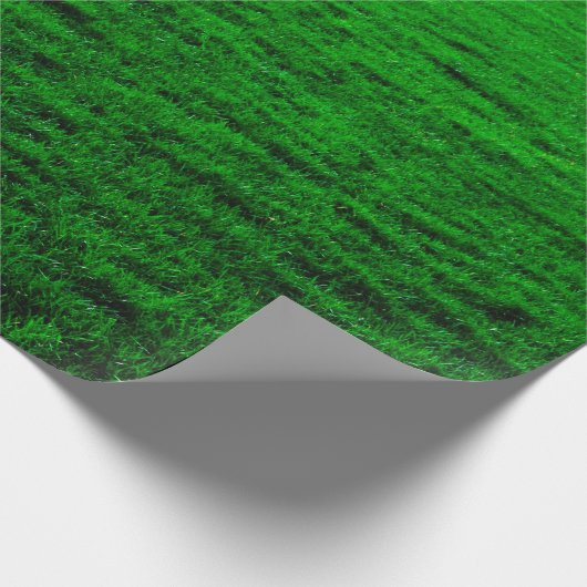 Grünrasen im Hintergrund Geschenkpapier (Ecke)