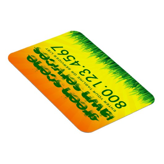 Grünrasenpflege Magnet (Rechte Seite)