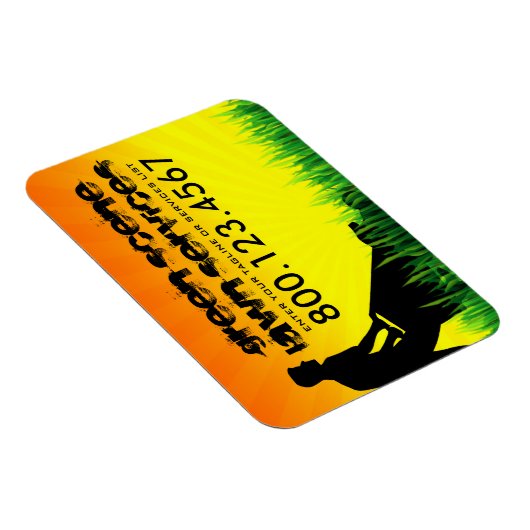 Grünrasenpflege Magnet (Rechte Seite)