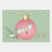 Grünrosa-Karosserien Geschenkpapier Set (Vorderseite)