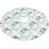 Grünrosa-Karosserien Polyester Weihnachtsbaumdecke (Schrägansicht)