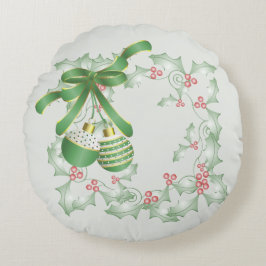 Grünrosa-Karosserien Rundes Kissen