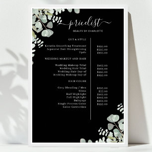 Grünsalon Preisliste Poster