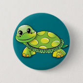 Grünschildkröte Button (Vorderseite)