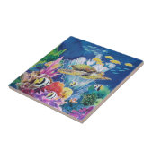 Grünschildkröte Fliese (Seite)