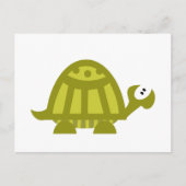 Grünschildkröte Postkarte (Vorderseite)