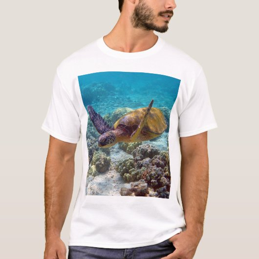 Grünschildkröte T-Shirt (Vorderseite)