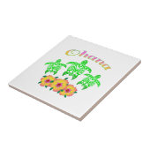 Grünschildkröten Hawaii-Ohana Fliese (Seite)