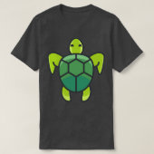 Grünschildkrötenklassiker T-Shirt (Design vorne)