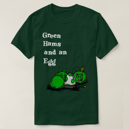 Grünschinken und Ei T-Shirt (Design vorne)