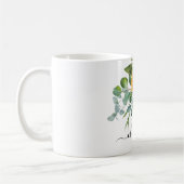 Grünschrift für Eukalyptusgrün Kaffeetasse (Links)