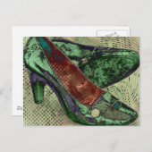 Grünschuhe Postkarte (Vorne/Hinten)