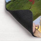 Grünsittich Mousepad (Ecke)