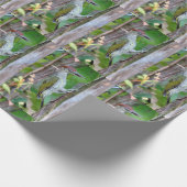 Grünspecht Geschenkpapier (Ecke)