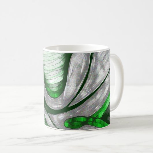 Grünstahl Kaffeetasse (VorderseiteRechts)