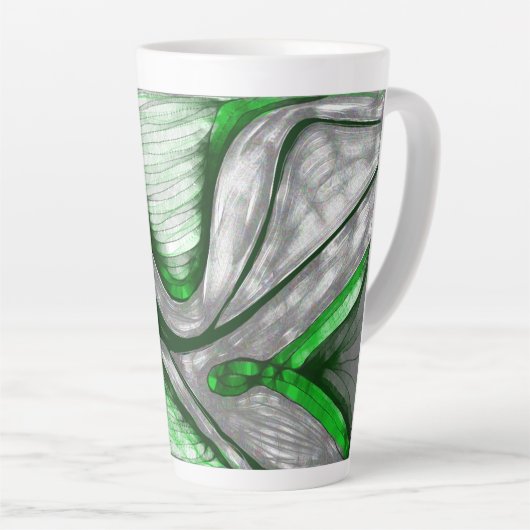 Grünstahl Milchtasse (Rechte Ecke)