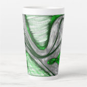 Grünstahl Milchtasse (Vorderseite)