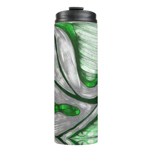 Grünstahl Thermosbecher (Vorderseite)