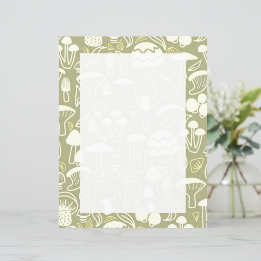 Grünstanzpapier für Mushroom-Oliven (Stehend Vorderseite)