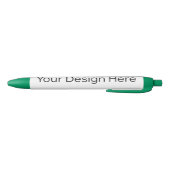 Grünstift mit schwarzer Tinte Kugelschreiber (Unterseite)