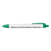 Grünstift mit schwarzer Tinte Kugelschreiber (Oberseite)