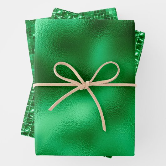 Grünstreifen Geschenkpapier Set (Beispiel)