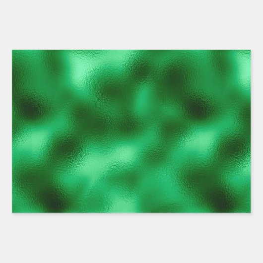 Grünstreifen Geschenkpapier Set (Vorderseite)