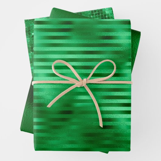 Grünstreifen Geschenkpapier Set (Beispiel)