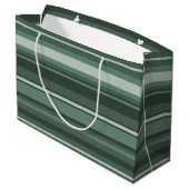 Grünstreifen Große Geschenktüte (Rückseite Schrägansicht)