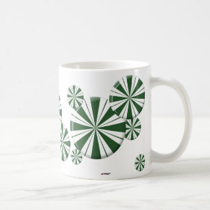 Grünstreifen-Karamellbonbon Kaffeetasse