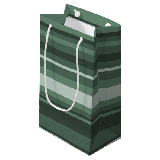 Grünstreifen Kleine Geschenktüte (Vorderseite Schrägansicht)