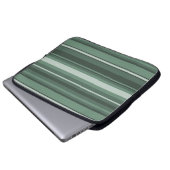 Grünstreifen Laptopschutzhülle (Vorne Knopf)