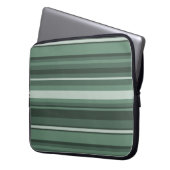 Grünstreifen Laptopschutzhülle (Vorderseite Links)