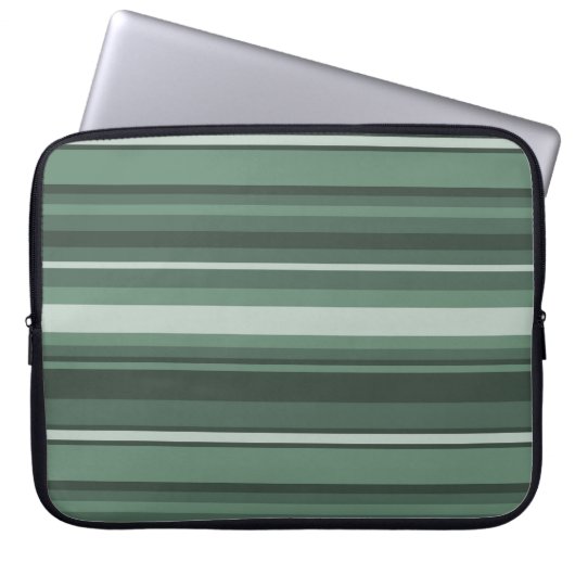 Grünstreifen Laptopschutzhülle (Vorderseite)
