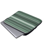 Grünstreifen Laptopschutzhülle (Vorne Knopf)